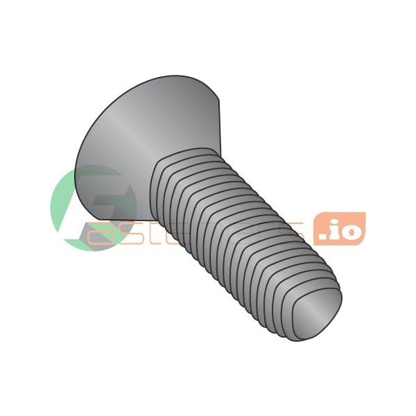 Newport Fasteners Thread Forming Screw, #4-40 x 5/16 in, Black Oxide Steel Flat Head Phillips Drive, 10000 PK 747424 - main